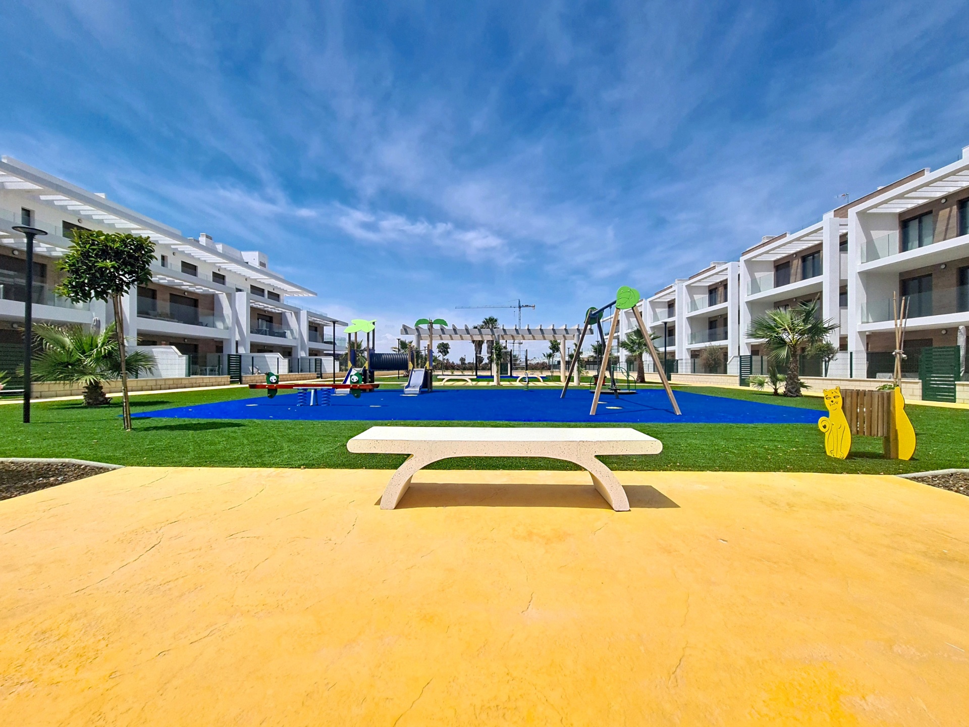 Kinderspeelzone en appartementen in Velapi Golf Resort